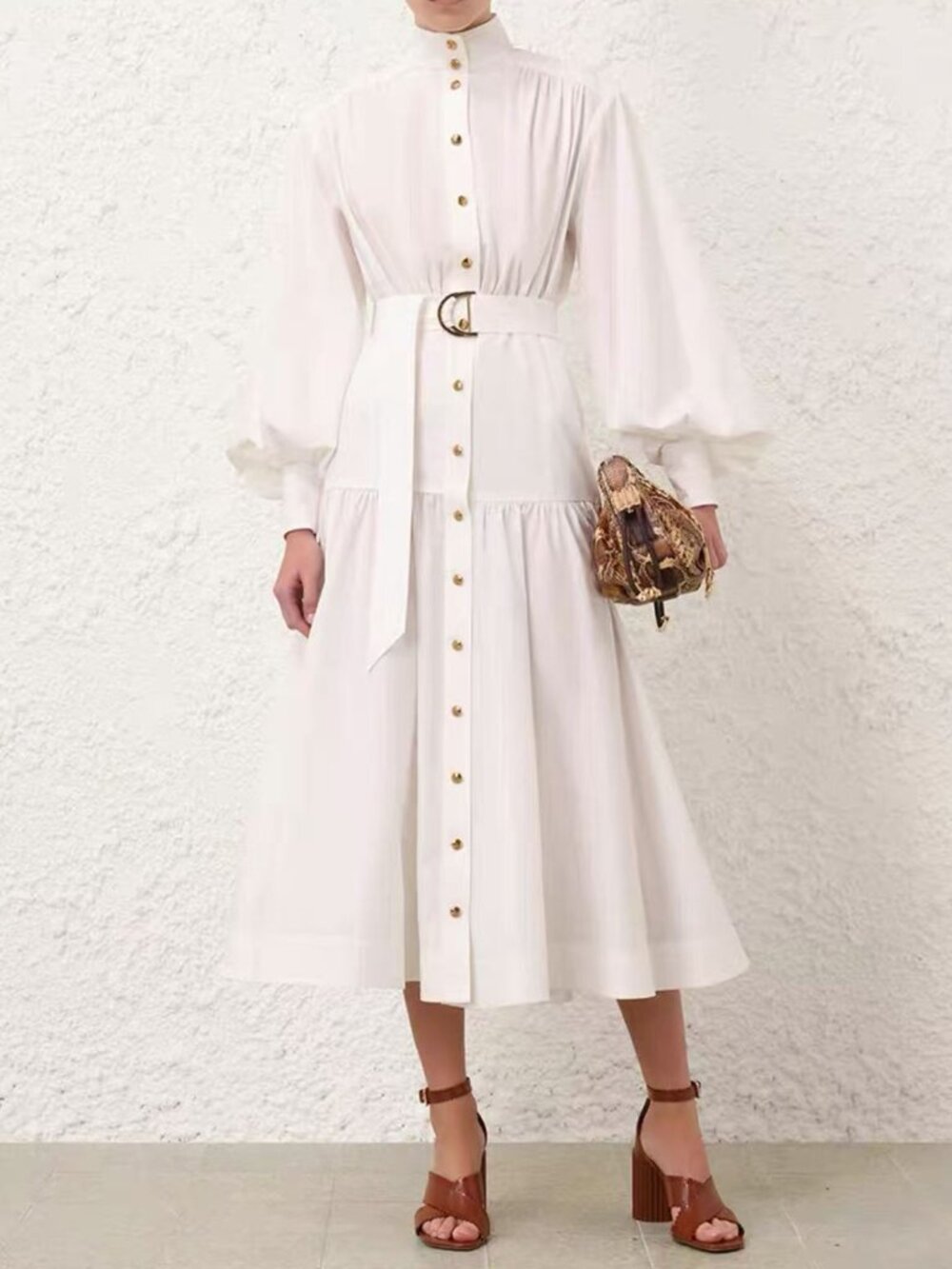 Zimmermann white cotton dress Size 1
